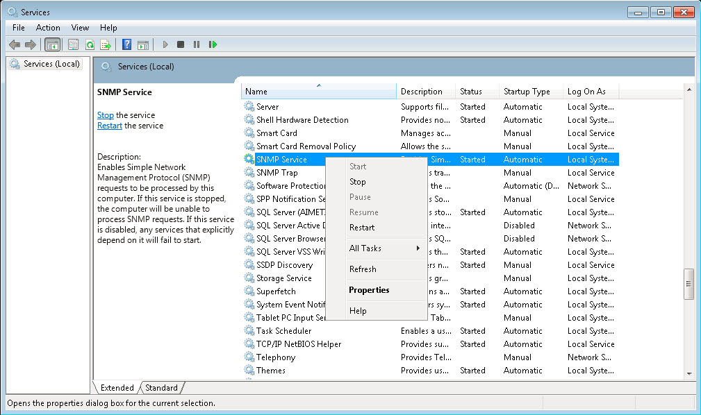 Настройка snmp windows 2019